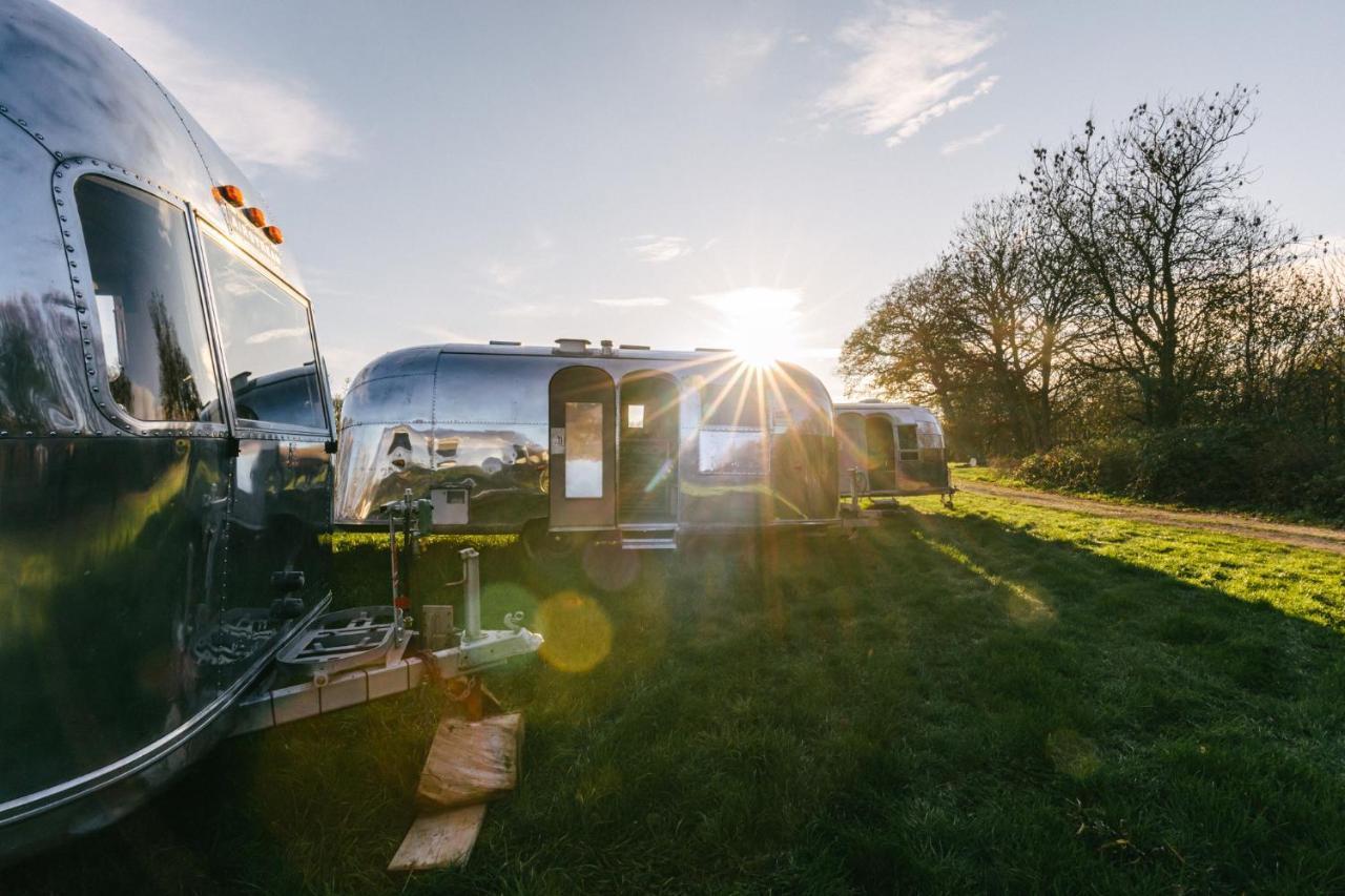 Silver Airstream Glamping & Rental Chichester Exterior foto