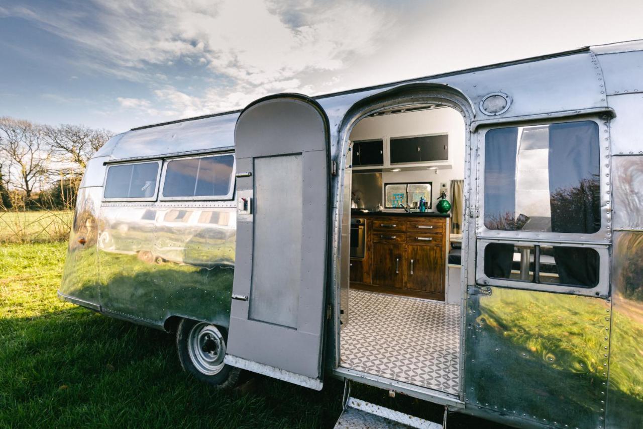 Silver Airstream Glamping & Rental Chichester Exterior foto